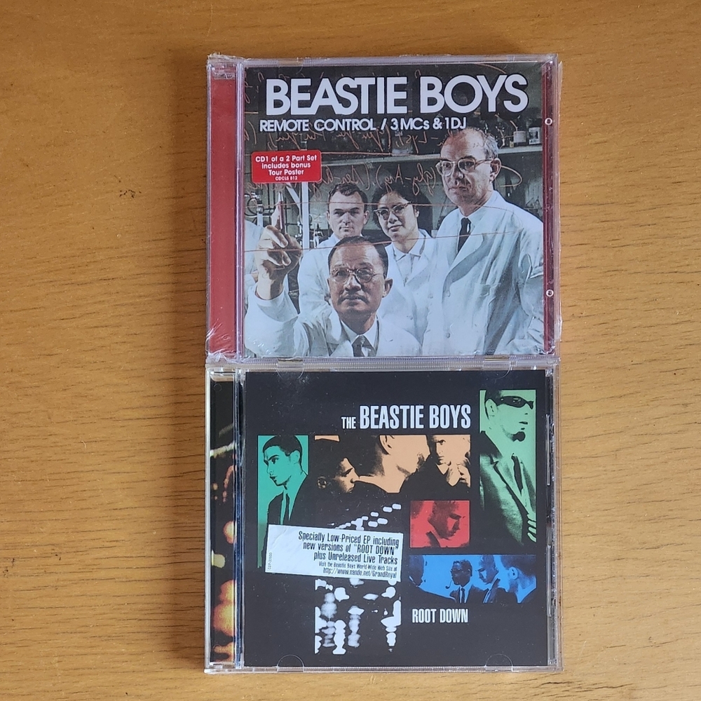 Beastie Boys "Remote Control/3 MCs & 1 DJ", "Root Down EP" - 90s CDs (Lot of 2)